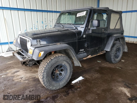 2006 Jeep Wrangler SE with VIN 1J4FA29S56P749135, listed as a Copart auction lot 49893595 with 280,873 mi miles and Clean Title. Bid and sale history available at carsss.com. Image 1.