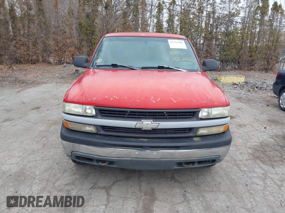 2000 Chevrolet Silverado 1500 with VIN 1GCEK14W2YE201658, listed as a IAAI auction lot 41712498 with 153,333 mi miles. Bid and sale history available at carsss.com. Image 6.