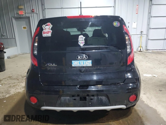 2019 Kia Soul + with VIN KNDJP3A59K7694323, listed as a Copart auction lot 44207085 with 35,252 mi miles and Salvage Title. Bid and sale history available at DreamBid. Image 6.