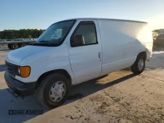 2004 Ford Econoline Cargo with VIN 1FTRE14W64HA29300, listed as a Copart auction lot 49806545 with 116,855 mi miles and Salvage Title. Bid and sale history available at carsss.com. Image 1.
