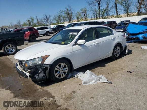 2009 Honda Accord LX-P with VIN 1HGCP26489A026899, listed as a Copart auction lot 52345195 with 186,057 mi miles and Salvage Title. Bid and sale history available at DreamBid. Image 1.