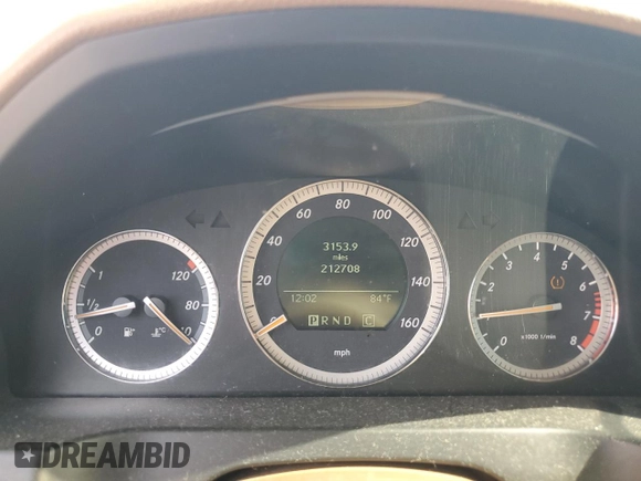 2008 Mercedes-Benz C 300 Sport with VIN WDDGF81X38F125001, listed as a Copart auction lot 65782735 with 212,708 mi miles and Clean title. Bid and sale history available at DreamBid. Image 9.