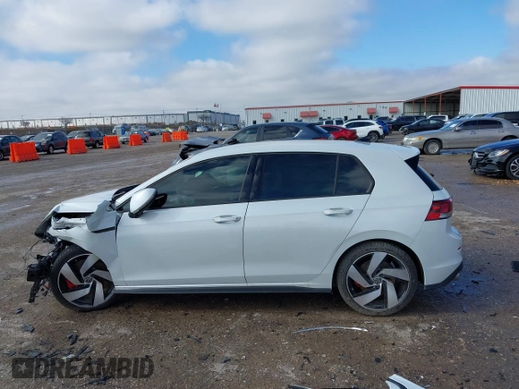 2024 Volkswagen Golf GTI S with VIN WVWGA7CD6RW137246, listed as a IAAI auction lot 41465062 with 3,268 mi miles. Bid and sale history available at carsss.com. Image 15.
