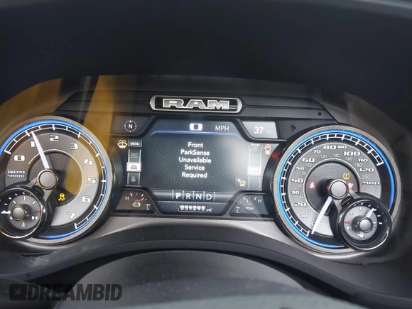 2021 Ram 1500 Limited with VIN 1C6SRFHT4MN588369, listed as a IAAI auction lot 41553981 with 51,293 mi miles and . Bid and sale history available at DreamBid. Image 7.