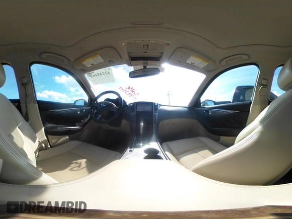 2015 Infiniti Q50 Premium with VIN JN1BV7ARXFM414391, listed as a IAAI auction lot 42245462 with 216,495 mi miles and . Bid and sale history available at DreamBid. Image 23.