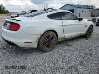2022 Ford Mustang GT with VIN 1FA6P8CF3N5141701, listed as a Copart auction lot 58627475 with 45,348 mi miles and Salvage title. Bid and sale history available at DreamBid. Image 3.