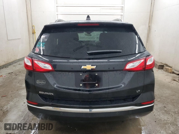 2021 Chevrolet Equinox LT with VIN 3GNAXKEV1ML341066, listed as a Copart auction lot 50607895 with 51,897 mi miles and Salvage Title. Bid and sale history available at DreamBid. Image 6.