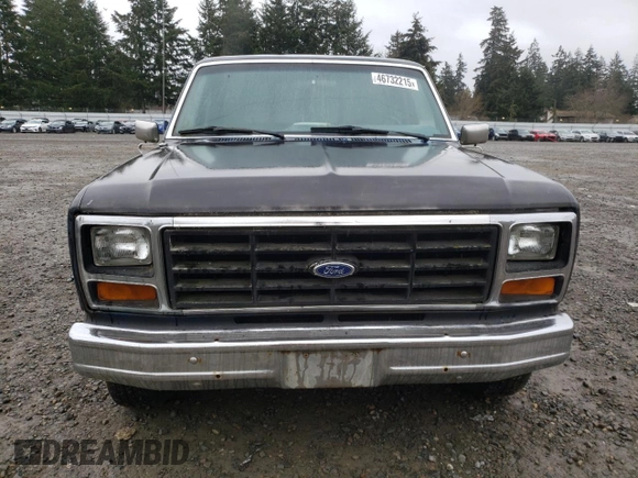 1986 Ford F-150 with VIN 2FTDF15Y2GCB58735, listed as a Copart auction lot 46732215 with 54,401 mi miles and Clean Title. Bid and sale history available at carsss.com. Image 5.