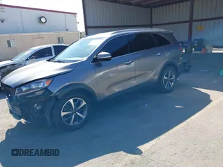 2019 Kia Sorento EX with VIN 5XYPHDA50KG514825, listed as a IAAI auction lot 41612310 with 100,855 mi miles and . Bid and sale history available at DreamBid. Image 18.
