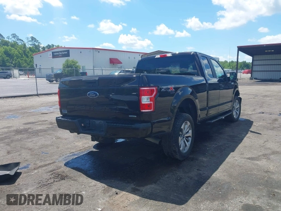 2018 Ford F-150 XL with VIN 1FTEX1EP4JFE00607, listed as a IAAI auction lot 42258768 with 89,273 mi miles and . Bid and sale history available at DreamBid. Image 4.