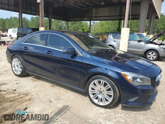 2018 Mercedes-Benz CLA 250 with VIN WDDSJ4EB2JN553198, listed as a Copart auction lot 59748895 with 133,215 mi miles and Clean title. Bid and sale history available at DreamBid. Image 4.