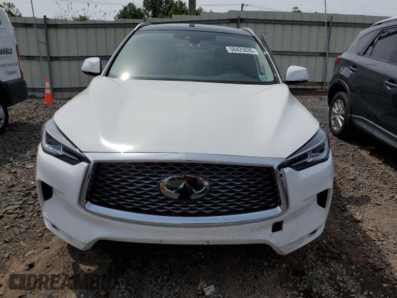 2024 Infiniti QX50 Luxe with VIN 3PCAJ5BB7RF115190, listed as a Copart auction lot 58425035 with 10,637 mi miles and Salvage title. Bid and sale history available at DreamBid. Image 5.