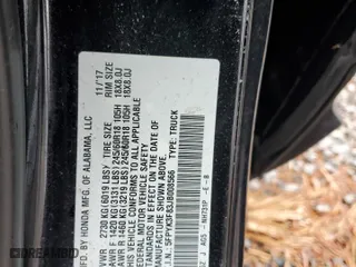 2018 Honda Ridgeline Black Edition with VIN 5FPYK3F83JB008566, listed as a Copart auction lot 73847344 with 0 mi miles and Salvage Title. Bid and sale history available at carsss.com. Image 13.
