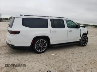 2024 Jeep Wagoneer Series II z VIN 1C4SJSBP8RS141198, wystawiony jako Copart lot #51293455 z przebiegiem 318 mil mil oraz Szkoda całkowita • Salvage title. Historia ofert i sprzedaży dostępna na DreamBid. Obrazek 3.