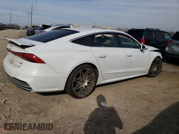 2019 Audi A7 Prestige with VIN WAUV2AF22KN067152, listed as a Copart auction lot 43466334 with 0 mi miles. Bid and sale history available at carsss.com. Image 3.