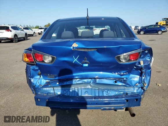 2017 Mitsubishi Lancer ES with VIN JA32U2FU4HU010651, listed as a Copart auction lot 70334394 with 56,252 mi miles and Salvage Title. Bid and sale history available at DreamBid. Image 6.