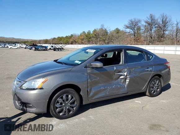 2015 Nissan Sentra SR with VIN 3N1AB7AP6FL655104, listed as a Copart auction lot 49885455 with 134,659 mi miles and Salvage Title. Bid and sale history available at DreamBid. Image 1.