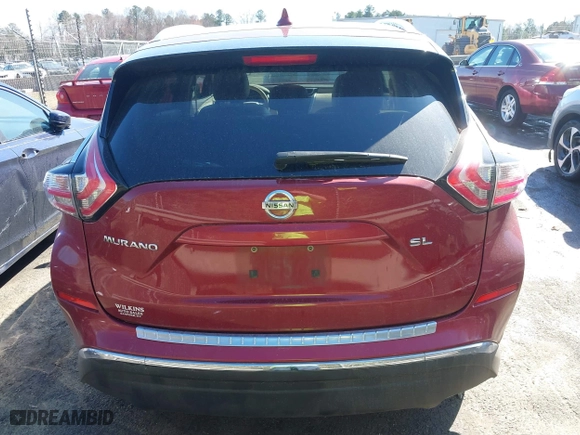 2018 Nissan Murano Platinum with VIN 5N1AZ2MG8JN172239, listed as a IAAI auction lot 41816237 with 135,714 mi miles. Bid and sale history available at carsss.com. Image 17.