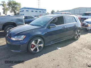 2017 Volkswagen Golf GTI Autobahn with VIN 3VW547AU6HM035846, listed as a Copart auction lot 66431024 with 53,711 mi miles and Salvage Title. Bid and sale history available at carsss.com. Image 1.
