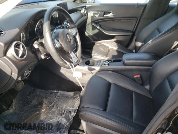2018 Mercedes-Benz CLA with VIN WDDSJ4GB6JN529693, listed as a Copart auction lot 43001223 with 85,582 mi miles. Bid and sale history available at carsss.com. Image 7.