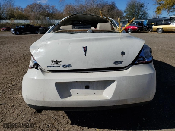 2007 Pontiac G6 GT with VIN 1G2ZH18N074237794, listed as a Copart auction lot 77636474 with 0 mi miles and Non Repairable. Bid and sale history available at carsss.com. Image 6.
