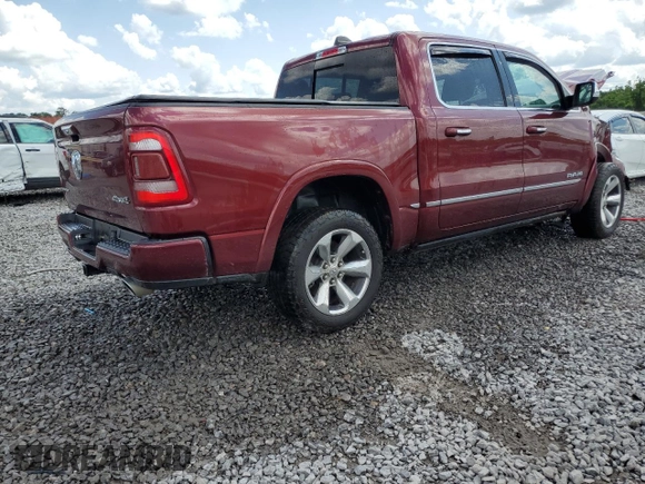 2021 Ram 1500 Limited with VIN 1C6SRFHT9MN633502, listed as a Copart auction lot 55673735 with 71,364 mi miles and Salvage title. Bid and sale history available at DreamBid. Image 3.
