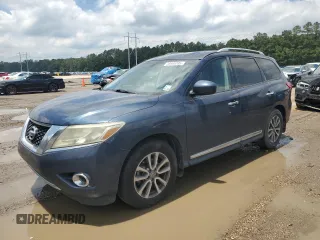 2014 Nissan Pathfinder S z VIN 5N1AR2MN8EC631754, wystawiony jako Copart lot #58980595 z przebiegiem 142 937 mil mil oraz Czysty tytuł • Clean title. Historia ofert i sprzedaży dostępna na DreamBid. Obrazek 1.