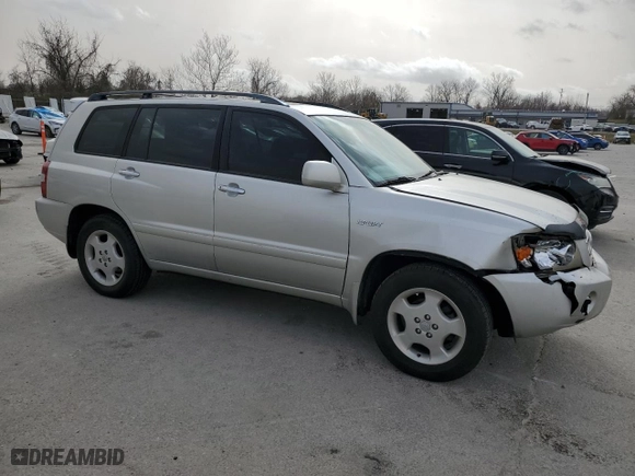 2006 Toyota Highlander w/3rd Row with VIN JTEDP21A760119183, listed as a Copart auction lot 49544605 with 202,646 mi miles and Clean Title. Bid and sale history available at carsss.com. Image 4.