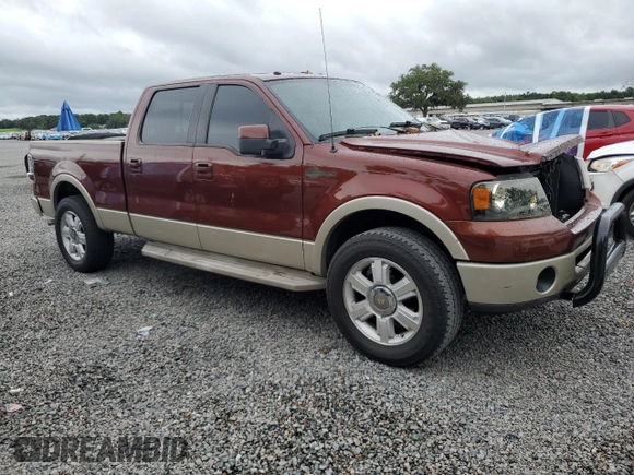 2007 Ford F-150 XLT with VIN 1FTPW12V57KC23130, listed as a Copart auction lot 59785685 with 149,350 mi miles and Salvage title. Bid and sale history available at DreamBid. Image 4.