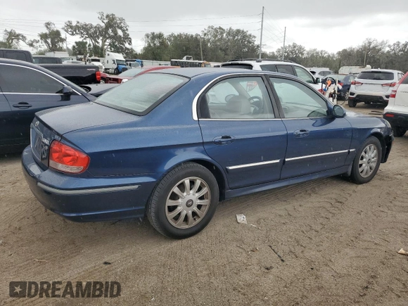 2005 Hyundai Sonata GLS with VIN KMHWF35H95A099441, listed as a Copart auction lot 76598464 with 181,376 mi miles and Salvage Title. Bid and sale history available at carsss.com. Image 3.