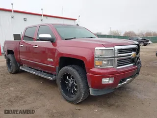 2014 Chevrolet Silverado 1500 High Country with VIN 3GCUKTEC7EG412306, listed as a IAAI auction lot 41721027 with 256,888 mi miles. Bid and sale history available at carsss.com. Image 1.