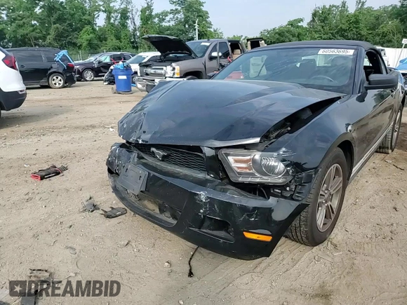 2011 Ford Mustang V6 with VIN 1ZVBP8EMXB5143569, listed as a Copart auction lot 60563695 with 233,975 mi miles and Salvage title. Bid and sale history available at DreamBid. Image 13.