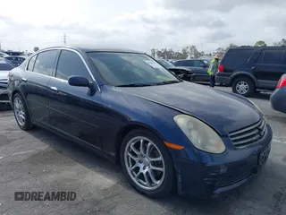 2005 Infiniti G35 with VIN JNKCV51E65M207822, listed as a IAAI auction lot 42245799 with 159,007 mi miles and . Bid and sale history available at DreamBid. Image 1.