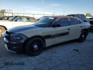 2015 Dodge Charger Police with VIN 2C3CDXKT1FH796204, listed as a Copart auction lot 76177344 with Not provided miles and Clean title. Bid and sale history available at DreamBid. Image 1.