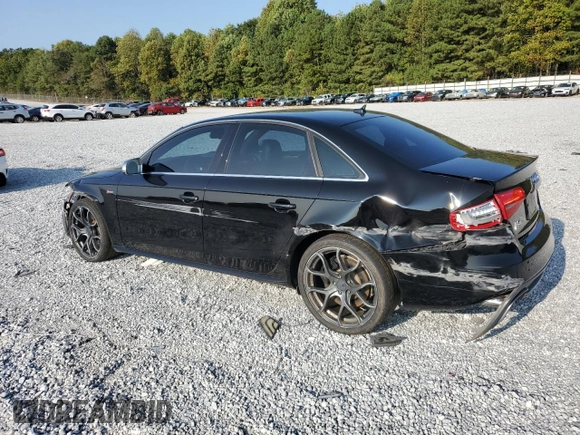 2014 Audi S4 Premium Plus with VIN WAUBGAFL8EA026498, listed as a Copart auction lot 70627964 with 111,036 mi miles and Salvage Title. Bid and sale history available at carsss.com. Image 2.