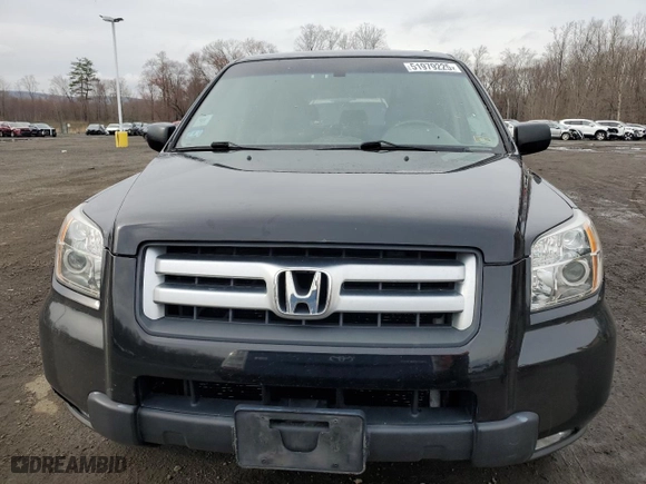 2006 Honda Pilot EX-L with VIN 2HKYF18526H549699, listed as a Copart auction lot 51979225 with 161,065 mi miles and Clean Title. Bid and sale history available at carsss.com. Image 5.