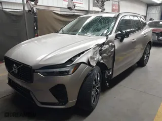 2024 Volvo XC60 Core Dark Theme with VIN YV4L12RK5R1837129, listed as a IAAI auction lot 41988882 with 1 mi miles. Bid and sale history available at carsss.com. Image 2.