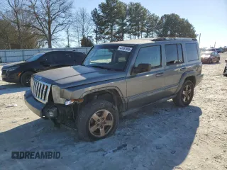 2007 Jeep Commander Sport with VIN 1J8HH48K37C695133, listed as a Copart auction lot 41487995 with 365,598 mi miles and Salvage Title. Bid and sale history available at carsss.com. Image 1.