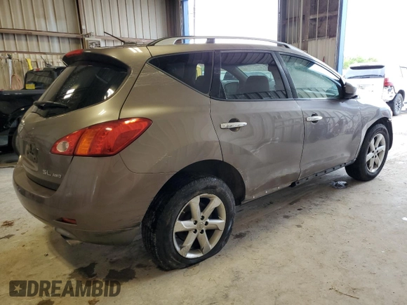 2010 Nissan Murano SL z VIN JN8AZ1MW4AW122863, wystawiony jako Copart lot #55816795 z przebiegiem 124 101 mil mil oraz Szkoda całkowita • Salvage title. Historia ofert i sprzedaży dostępna na DreamBid. Obrazek 3.