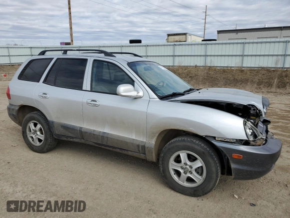 2004 Hyundai Santa Fe GLS with VIN KM8SC73D04U669208, listed as a Copart auction lot 47718054 with 130,040 mi miles and Salvage Title. Bid and sale history available at carsss.com. Image 4.