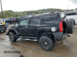 2007 Hummer H3 SUV with VIN 5GTDN13E078120322, listed as a Copart auction lot 72453664 with 238,263 mi miles and Non Repairable. Bid and sale history available at carsss.com. Image 2.