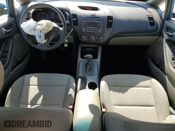 2015 Kia Forte EX with VIN KNAFX5A81F5320234, listed as a Copart auction lot 52598225 with 40,242 mi miles and Salvage Title. Bid and sale history available at DreamBid. Image 8.