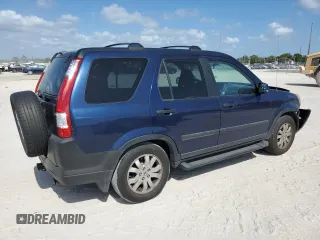 2005 Honda CR-V EX with VIN SHSRD78865U346215, listed as a Copart auction lot 53931105 with 170,438 mi miles and Salvage Title. Bid and sale history available at carsss.com. Image 3.