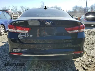 2017 Kia Optima LX with VIN KNAGT4L38H5154177, listed as a Copart auction lot 46681585 with 72,075 mi miles and Salvage Title. Bid and sale history available at carsss.com. Image 6.
