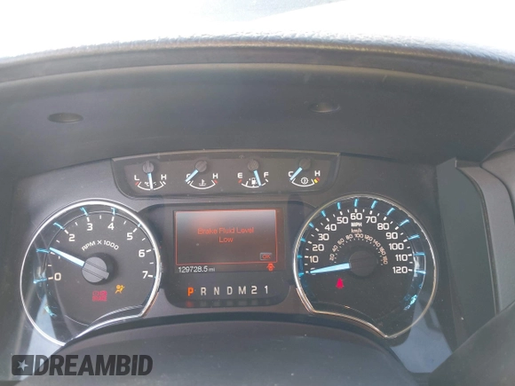 2012 Ford F-150 XL with VIN 1FTEW1CM6CFB99548, listed as a IAAI auction lot 41693501 with 129,728 mi miles. Bid and sale history available at carsss.com. Image 7.