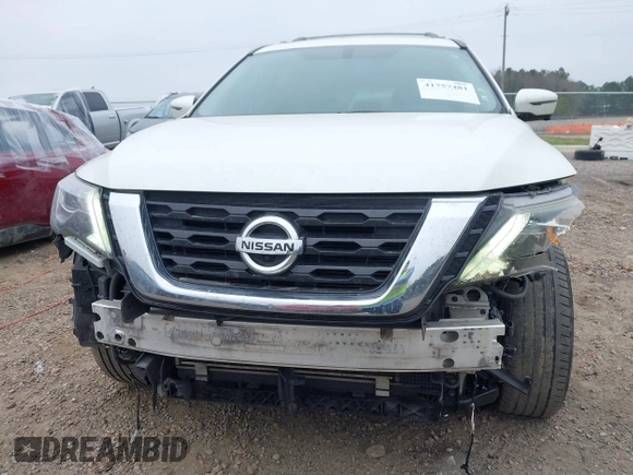 2017 Nissan Pathfinder SL with VIN 5N1DR2MM5HC608649, listed as a IAAI auction lot 41757481 with 168,412 mi miles. Bid and sale history available at carsss.com. Image 19.