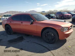 2006 Dodge Charger R/T with VIN 2B3KA53HX6H410069, listed as a Copart auction lot 50585135 with 191,048 mi miles and Salvage Title. Bid and sale history available at carsss.com. Image 4.