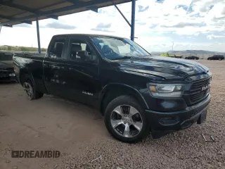 2020 Ram 1500 Laramie with VIN 1C6SRFDT9LN162021, listed as a Copart auction lot 89021885 with 133,804 mi miles and Salvage Title. Bid and sale history available at carsss.com. Image 4.