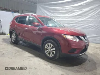 2015 Nissan Rogue SV with VIN KNMAT2MV0FP516517, listed as a Copart auction lot 47876565 with 93,755 mi miles and Salvage Title. Bid and sale history available at DreamBid. Image 4.