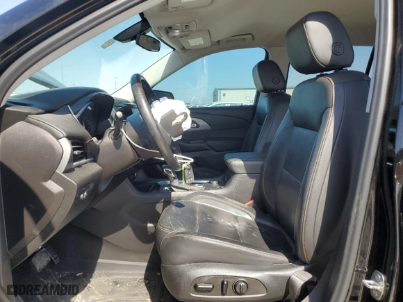 2021 Chevrolet Traverse LT Leather with VIN 1GNERHKW2MJ247877, listed as a Copart auction lot 46808755 with 43,808 mi miles and Salvage Title. Bid and sale history available at carsss.com. Image 7.